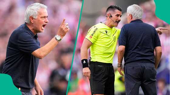 Angry Mourinho lashes out at referee, VAR official after Real Madrid's painful defeat to Atletico, video