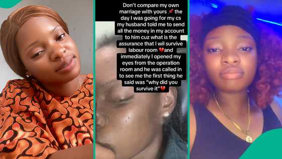 Woman who had C-section narrates heartbreaking question her husband asked her after operation