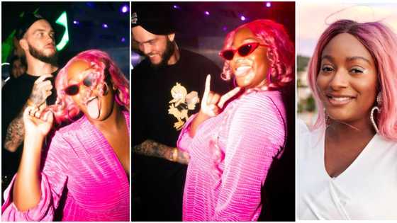 Finally, DJ Cuppy boldly flaunts her Oyinbo lover, reveals 'stuff' she wants to do with him, fans react