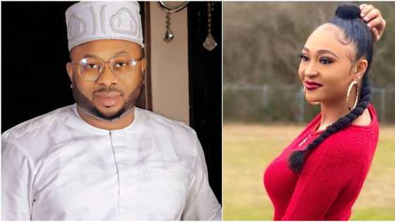 Nigerians react as Tonto Dikeh's ex-hubby reveals he's been married to Rosy Meurer for 2 years
