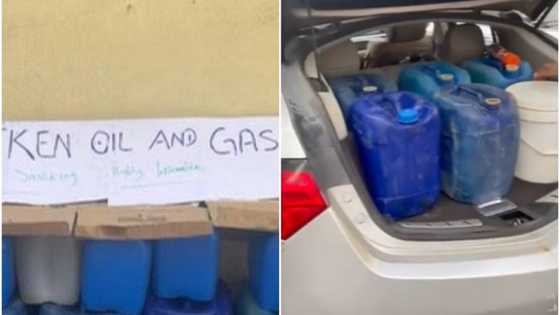 Fuel scarcity: Nigerian man opens small oil and gas company in his house, warns family, friends to keep off