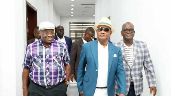 PDP crisis: Wike, Ortom, Ikpeazu fly out to UK again over 2023 talks