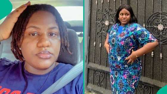 Lady displays comment her father left on lady's Facebook post, screenshot goes viral