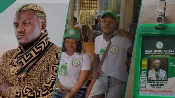 "Dis one shock me": Portable becomes godfather of single mother's association, flaunts Identity card