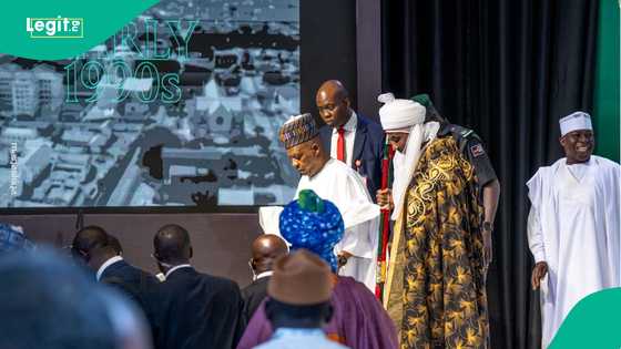 Shettima ya ba da mamaki da ya kira Sanusi II da Sarkin Kano a taro a Abuja