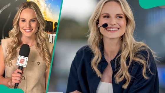 Katie George built an ESPN career, and her partner is one of college football's biggest names