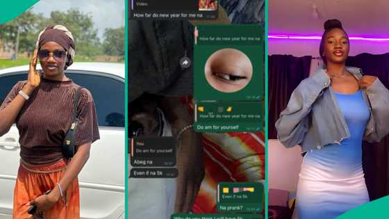 Lady's WhatsApp chats with ex-JAMB classmate who begged her for N14k goes viral, thrills Nigerians