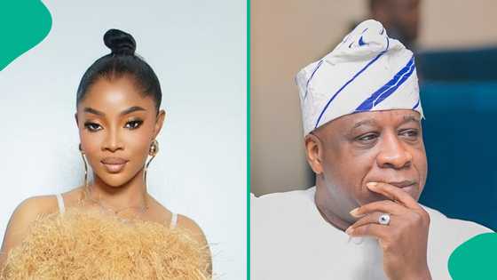 Toke Makinwa, Segun Oniru elicit speculation at Tiwa Savage's event launch: "The glance says it all"