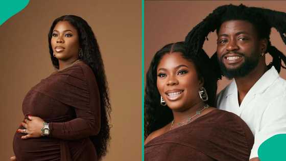 "Na Olamide go Happy pass”: DJ Enimoney welcomes third child, wife shares her delivery struggles