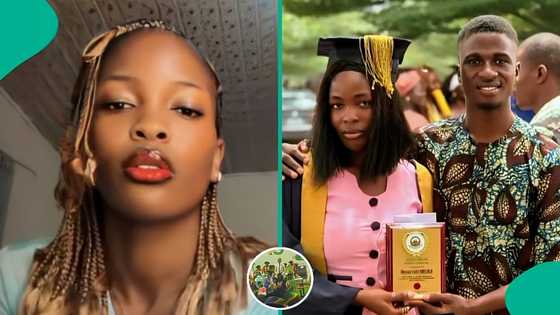 UNIOSUN graduate with 4.43 CGPA celebrates academic feat, displays award for best graduating student