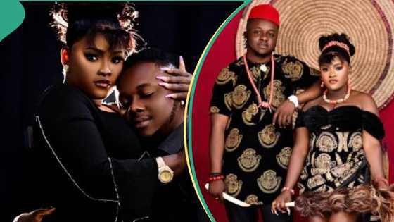 Nigerian lady announces her wedding to her erstwhile boyfriend's friend, shares pre-wedding photos