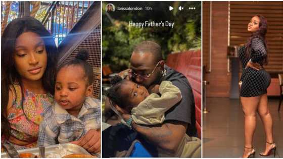 “It is a year old”: Davido’s 4th baby mama Larissa fires back at trolls who attacked her for posting singer