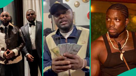 "Go pay ur debt": Nigerians call VDM as Ubi Franklin flaunts $3k in video with Davido in Atlanta