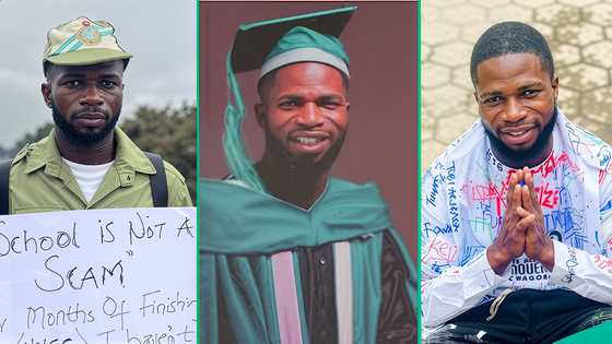 Ex-NYSC member who protested at Oshodi bridge opens up about job-hunting experience, shares CV