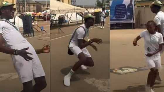 "He Be Like Agric Chicken": Male Corps Member Makes People Stare as He Displays Dance Moves at NYSC Camp