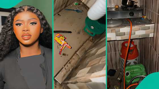 Lady living with over 20 boys cries out over messed up apartment, video goes viral on TikTok