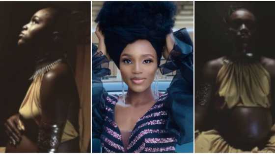 Actress Bukunmi Oluwashina shares heartwarming video as she welcomes first child