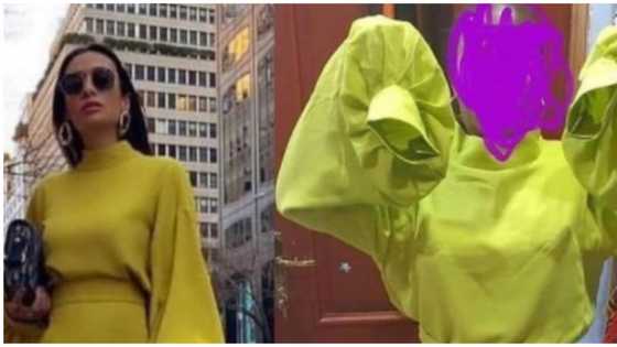 Woman receives ill-fitted 2-piece after ordering olive green outfit online