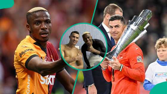 Osimhen recalls meeting Cristiano Ronaldo and the advice that changed him