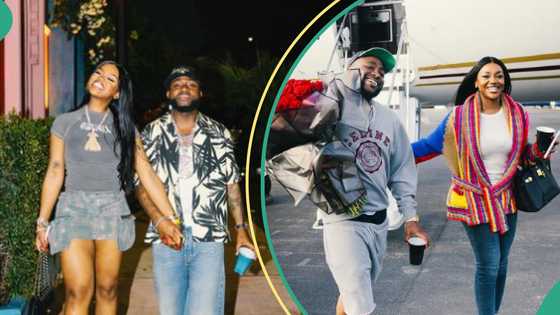 Davido shares more beautiful moments with wife Chioma while on getaway in Miami: "Worry them"