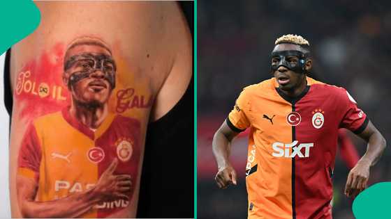 Victor Osimhen: Nigerian striker reacts to Galatasaray fan’s tattoo honouring him