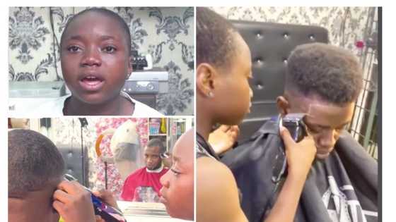 11-year-old-girl barber says she has found her passion and her future set