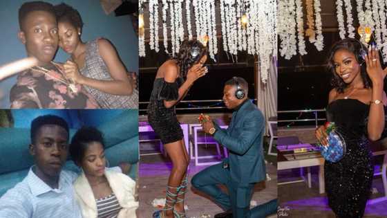 Couple show how their love story moved from grass to grace in photos as they get engaged