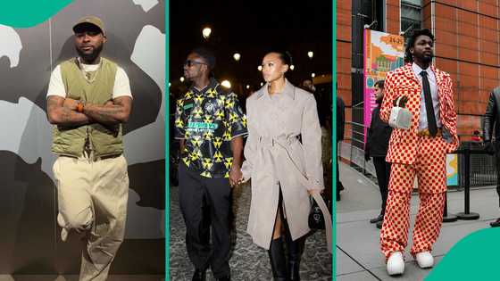 Davido, Mr Eazi, others slay in designer outfits at Paris Fashion Week: "Wetin dey Omah Lay head?"