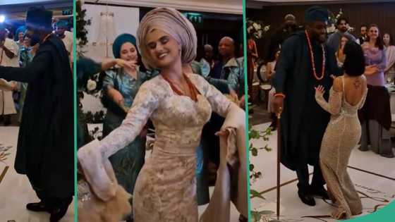 "Persian beauty": Nigerian man falls in love with woman from Iran, marries her in style