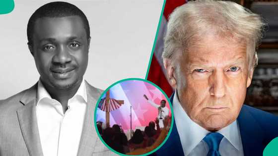 Nathaniel Bassey's song ministration at Trump’s inauguration trends as he hands US to Jesus Christ