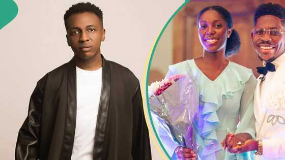 Frank Edwards enters prayer mode as Moses Bliss proposes, shares how singer troubled him