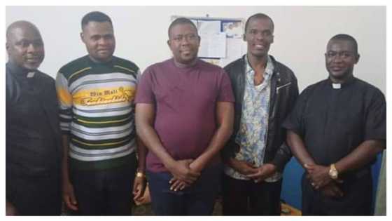 Kaduna: Video captures touching moment when kidnapped Catholic seminarians returned from capitivity