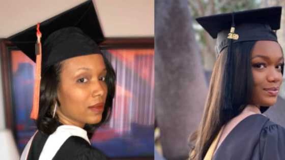 Pretty lady bags master's degree 2 years after her mom earned hers, their photos wow many