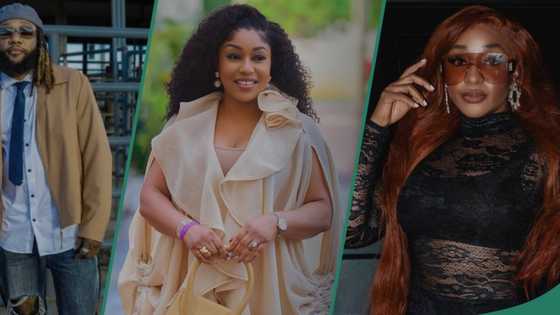 “No more movie roles?” Ini Edo, Rita Dominic turn video vixen in Kcee's music video, clip goes viral