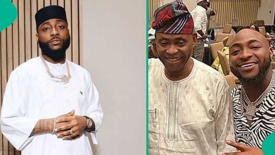 Davido reacts as his ex-record label boss shares how his billionaire dad bought out his 1st contract