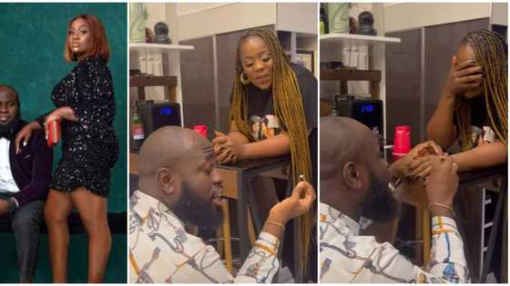 "This isn't a skit": Lasisi Elenu finally gets engaged, unveils lover, proposal video sparks sweet reactions