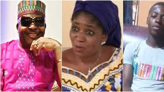 Sir Shina Peters reacts after he was called out for abandoning son he had with late Funmi Martins