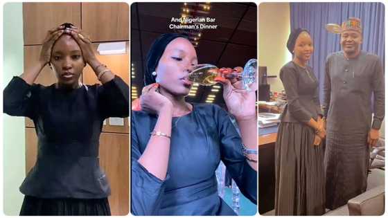 Young female lawyer visits Aso Villa for first time, meets top official, gets lavish launch