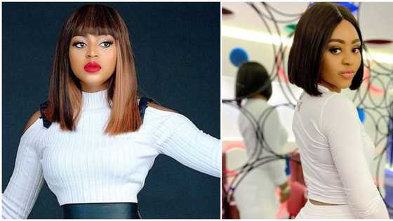 Weeks after surgery in Dubai, Regina Daniels shares photo as she's hospitalised again