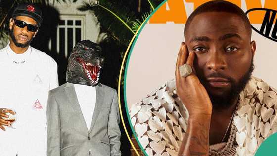 Don Jazzy's brother D'Prince causes a buzz with pics & video as he introduces new artist, Davido reacts