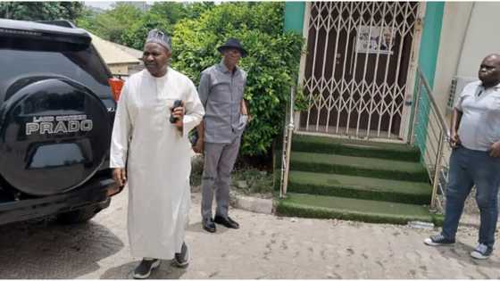 Suspended LP chairman, Abure, resumes at party’s secretariat amid tight security