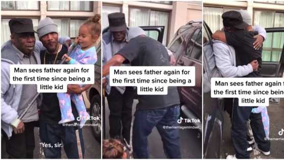 "Just priceless": Video shows a man and his dad weeping as they reunite for the first time since he was a kid
