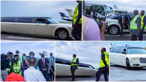 Pastor Kumuyi of Deeper Life Church arrives event in limousine car worth millions of naira, photos causes stir
