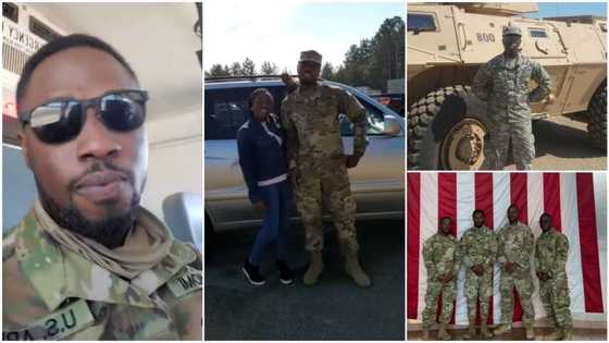 It's about service to humanity - Nigerian man serving in US Army who surprised his wife speaks