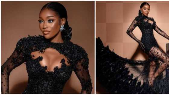 BBNaija star Beauty Tukura marks birthday in gorgeous black ensemble