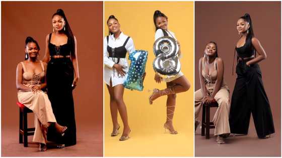 Pretty Nigerian twin sisters mark 18th birthday with amazing photos, people couldn't believe their young age
