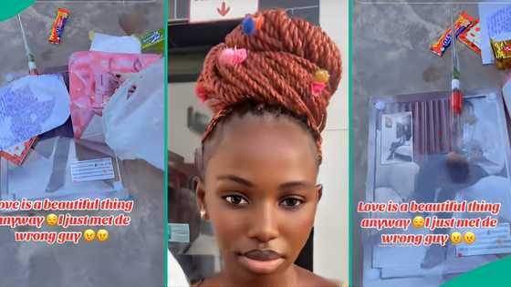 Heartbroken lady burns Valentine's Day gifts she got for boyfriend after he blocked her, many react