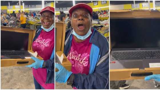 "Where is the shop?" Woman shows off neat laptop she bought for N3000, video stirs reactions