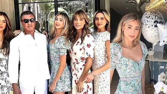 Actor Sylvester Stallone aka Rambo elated as daughter Scarlet graduates from high school