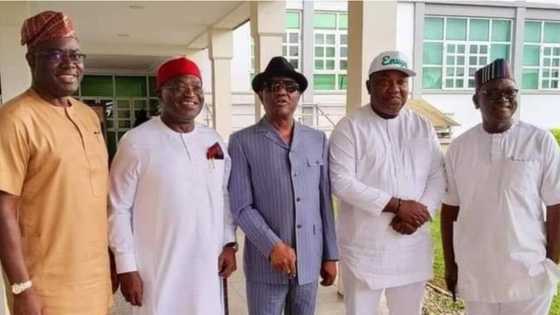 Da Dumi-dumi: Gwamnonin Jam’iyyar PDP 5 Sun Yi Ganawar Sirri A Enugu, Hotuna